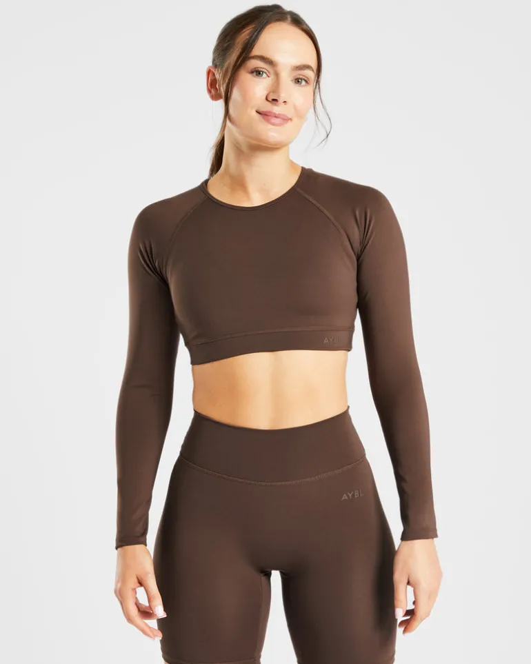 Staple Long Sleeve Crop Top