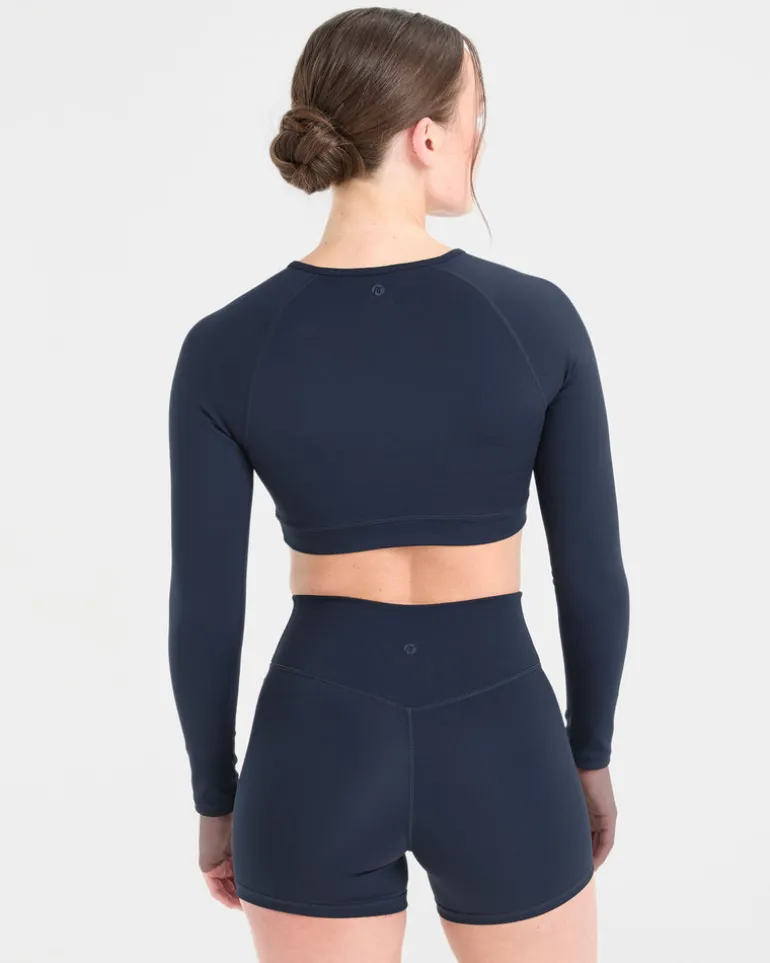 Staple Long Sleeve Crop Top