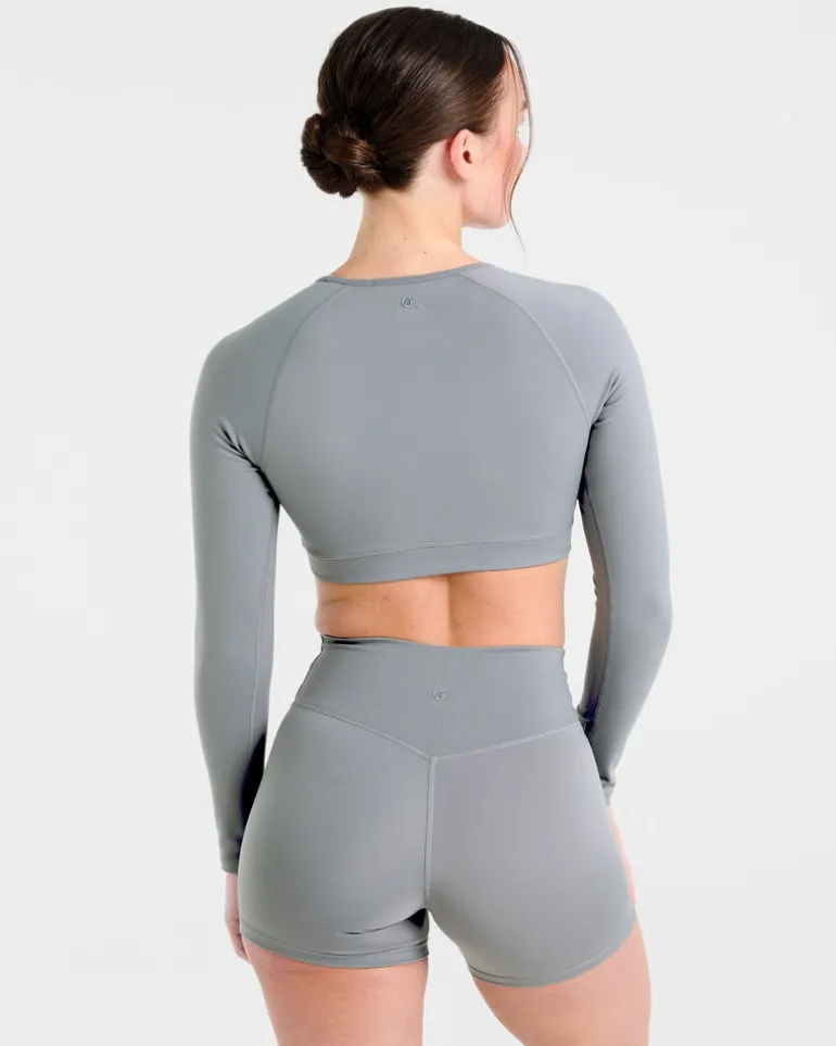 Staple Long Sleeve Crop Top