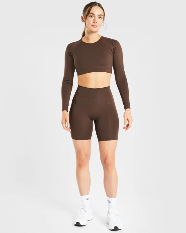 Staple Long Sleeve Crop Top