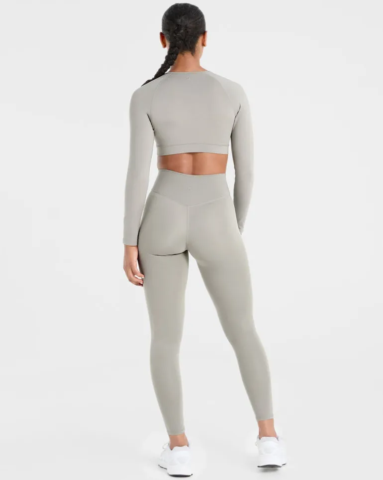Staple Long Sleeve Crop Top
