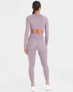 Staple Long Sleeve Crop Top