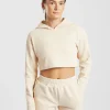 Waffle Crop Hoodie
